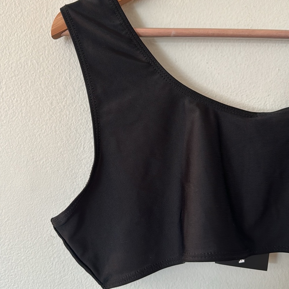 Fashion NOVA Black Calling All Angels Bikini Top Women's 1X - Picture 6 of 7